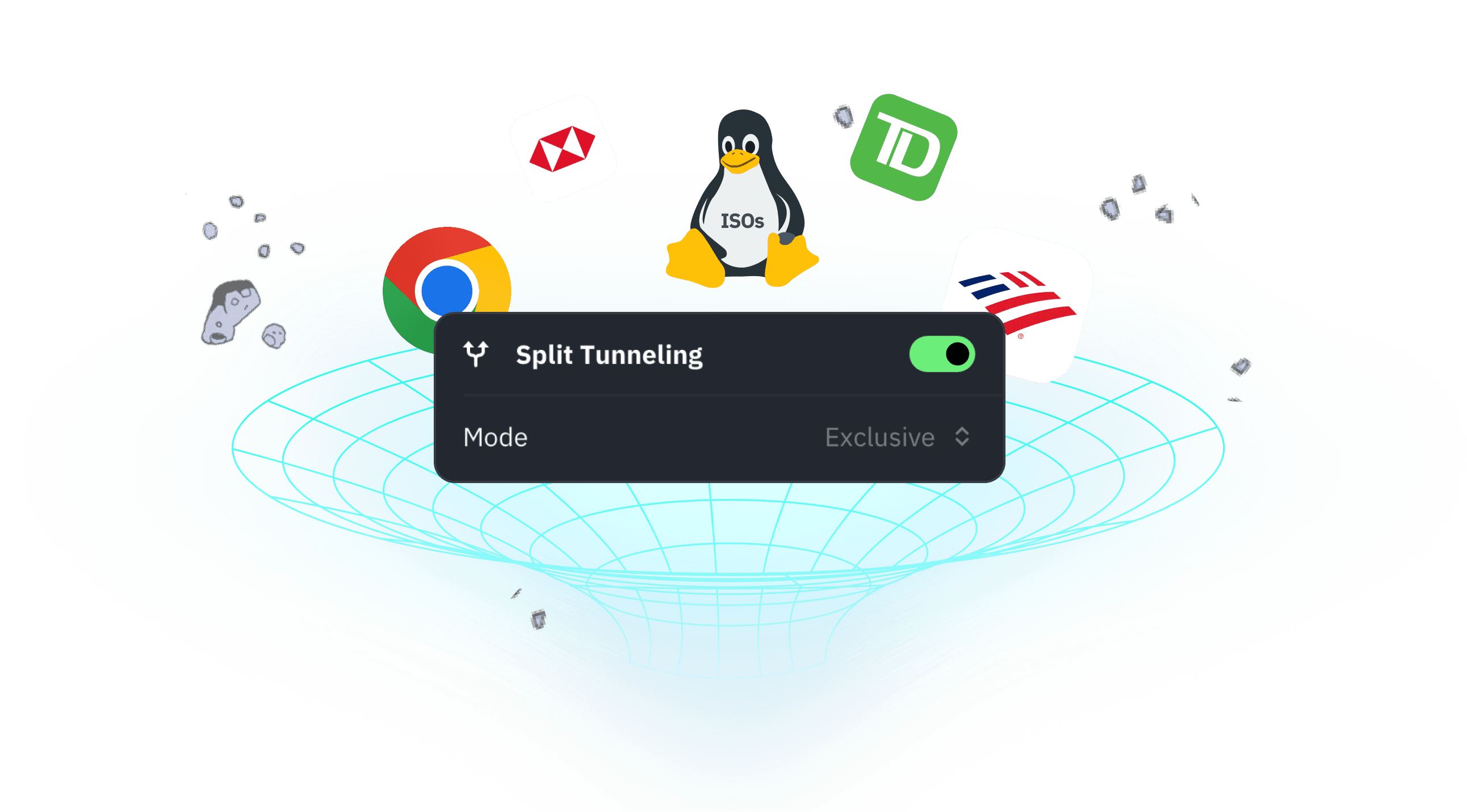 Персональная защита со сплит‑туннелингом
